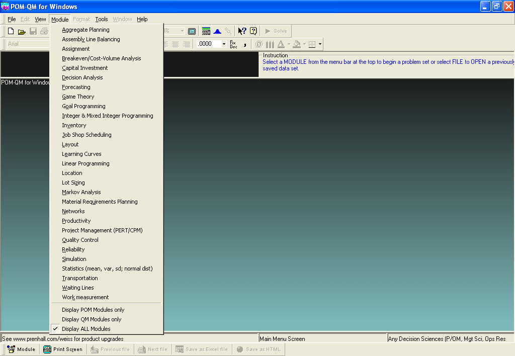 Pom-qm for windows v4